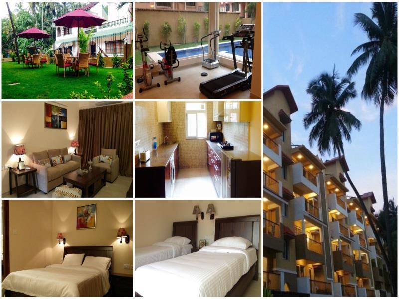 Veera Strand Park Serviced Apartments Calangute Exteriér fotografie